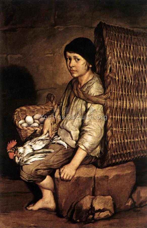 Boy With A Basket - 贾科莫·克鲁蒂